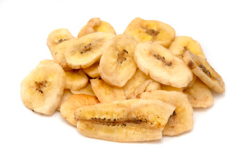 Wall Mural - Sliced banana chips