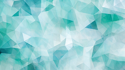 Wall Mural - teal and white abstract mosaic background wallpaper