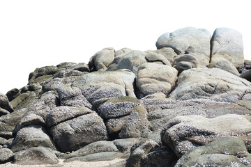 Wall Mural - rock isolated transparency background.
