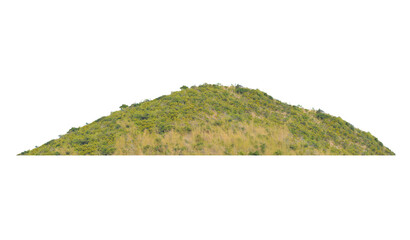 Wall Mural - mountain isolated transparency background.