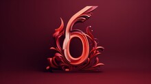 Maroon Background With 3D Letters, 3D Geometric Shapes, Mechanical Gears 3d, Wave 3d  And A 3D Clock In Kinetic Typography Style