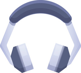 Poster - Gamer headset icon cartoon vector. Game equipment. Toy device