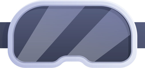 Poster - Vr headset icon cartoon vector. Gamer control. Monitor device