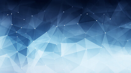 Wall Mural - abstract blue water background in polygonal style