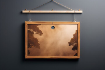 Aufkleber - A picture hanging on a wall in a room. Can be used for interior design or home decor projects