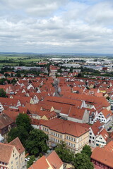 Canvas Print - Blick vom Daniel in Noerdlingen zum Loepsinger Tor