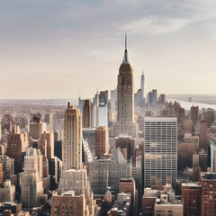 Wall Mural - Skyline from several different Angles..Midtown, Manhatten, New York City, NY, United States of America