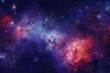 Abstract cosmic background with stars and galaxies