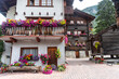 Switzerland Chalets with Flowers