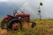 Tractor and Rainbow