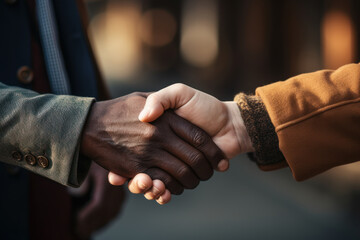 Poster - a social worker providing support to individuals in need, symbolizing empathy and commitment to soci