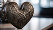 Carefully crafted with smooth lines and intricate detailing, this 3D heart sculpture is a true work of art that will add a touch of elegance to any space.
