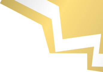 Wall Mural - Gold with silver stripe corner. Corner design element