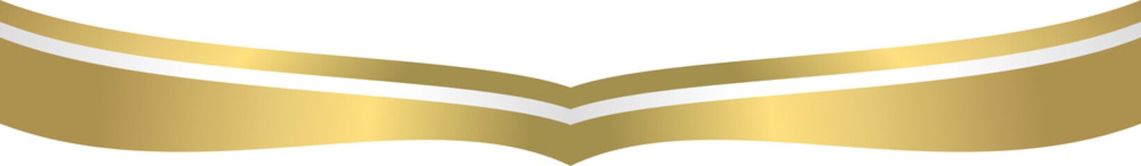 Wall Mural - Gold with stripe silver element