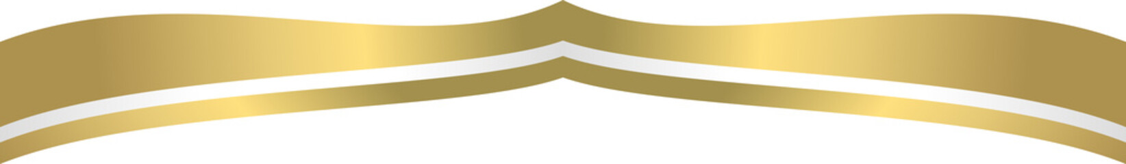 Wall Mural - Gold with stripe silver element