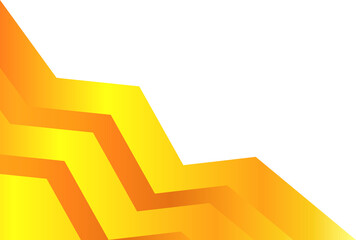 Wall Mural - Orange corner. Corner design element