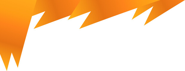 Wall Mural - Orange corner. Corner design element