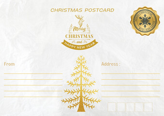 Digital postcards Merry Christmas 6x4 inch Vol.1