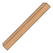 wood beam vector illustration