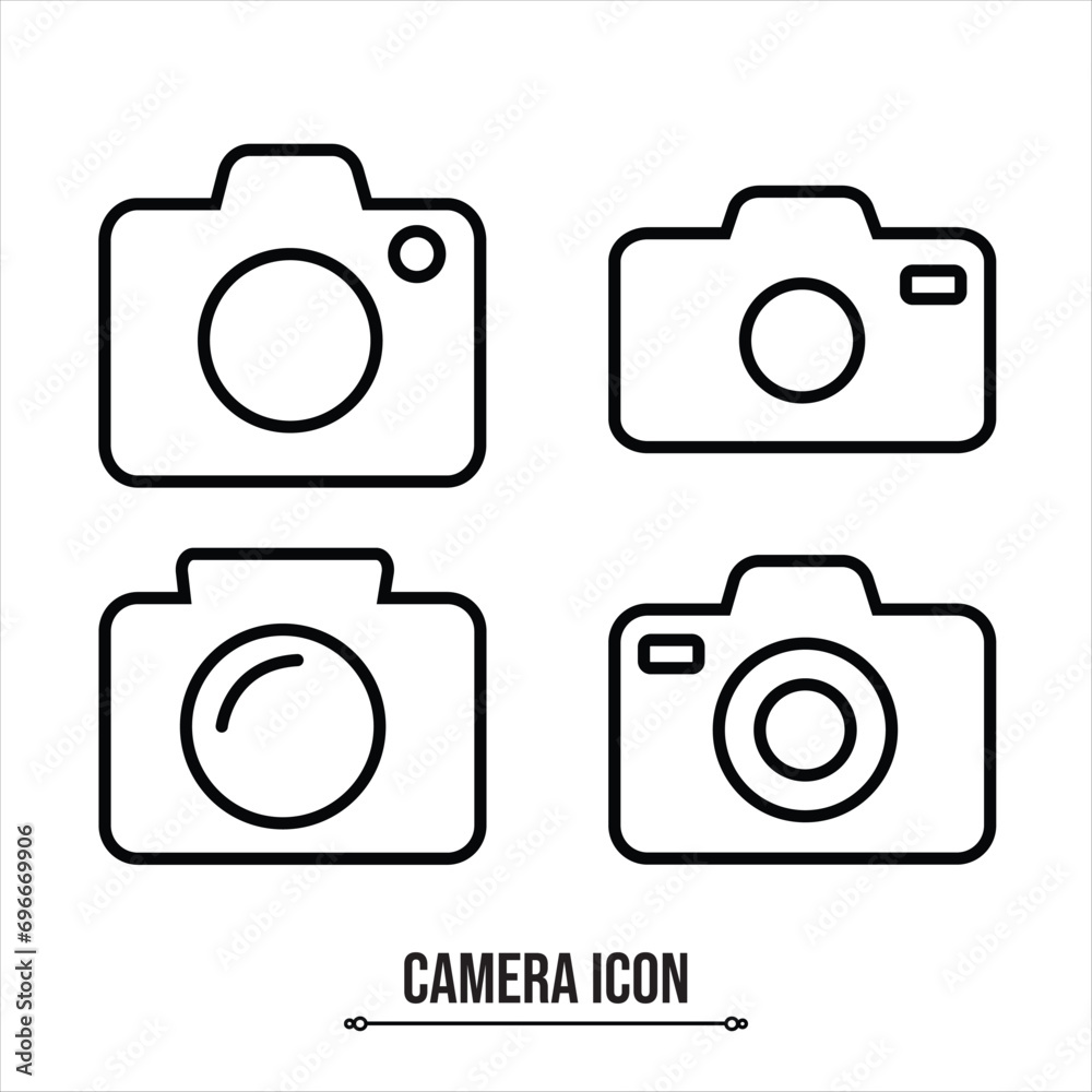 Camera icon. Capture, take screenshot, snap shot, camera vector icon in ...