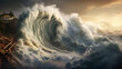 The Unstoppable Force of The Great Wave of the Tsunami, a Gripping Catastrophe