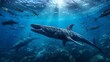 An ancient ocean filled with marine reptiles like Plesiosaurs