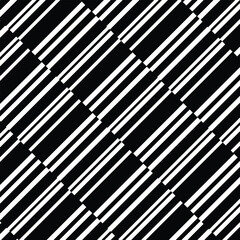 Poster - abstract black diagonal thick line pattern.