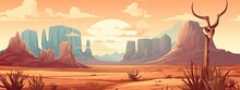 Wild West Desert Landscape