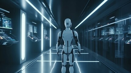 Poster - robot in server room