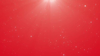 Wall Mural - background particles stars shining glow soft gradient red for loop 4k playback 60 fps