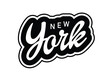 New York city typography design. For apparel,t-shirt,print,home decor elements. Vector illustration.