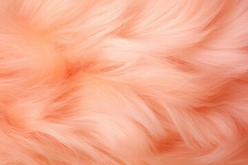 Poster - Abstract swirling texture in peach hues, mimicking soft, delicate fuzz