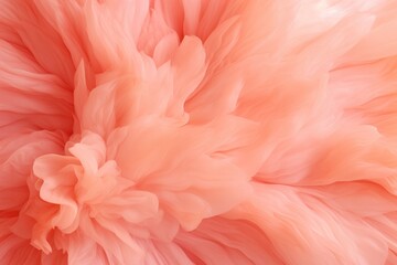 Poster - Abstract swirling texture in peach hues, mimicking soft, delicate fuzz