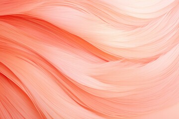 Poster - Abstract swirling texture in peach hues, mimicking soft, delicate fuzz