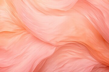 Poster - Abstract swirling texture in peach hues, mimicking soft, delicate fuzz