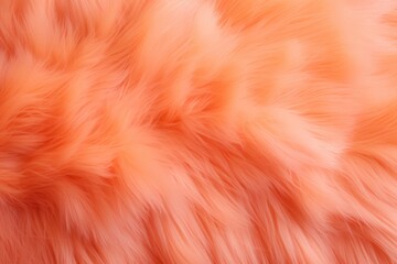 Poster - Abstract swirling texture in peach hues, mimicking soft, delicate fuzz