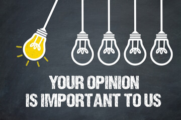 Wall Mural - Your opinion is important to us