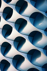 Leinwandbilder - Abstract patterns inspired by retro-futuristic design enveloping a person, capturing the nostalgic yet futuristic elements of this design genre.