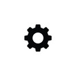 Gear icon, setting icon vector for web site Computer and mobile app