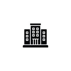 Poster - Hotel building icon. hotel building symbol vector for web site Computer and mobile app