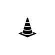 traffic cone icon, traffic cone symbol vector for web site Computer and mobile app
