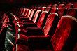theater seats in a visually appealing pattern, creating a cinematic photo that showcases the aesthetics of the seating layout