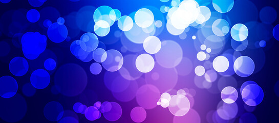 Gradient abstract golden bokeh background. Glowing lights shiny circle