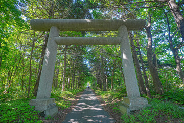 Wall Mural - 利尻山神社