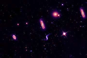 Wall Mural - beautiful space background. elements of this image furnished by nasa