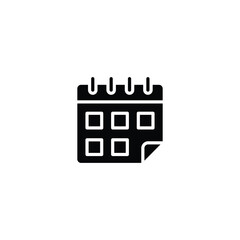 Poster - Calendar icon vector for web site Computer and mobile app