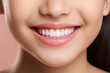 © Ilja - Gorgeous Smile. Close-Up of Perfect White Teeth, Radiating Youthfulness in a Beautiful Woman