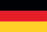 Fototapeta Dziecięca - German flag. Germany Day. Vector illustration	