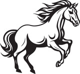 Fototapeta  - Swift Horse logo vector illustration. Swift Horse vector Icon and Sign.