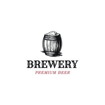 beer logo - vector illustration, emblem brewery design 
